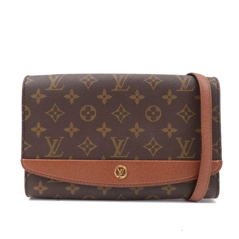 Louis Vuitton Monogram Bordeaux 24 Shoulder Bag Brown M51798