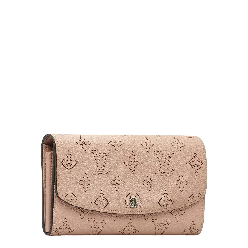 Louis Vuitton Monogram Machina Portefolio Iris Long Wallet M60145 Magnolia Pink Leather  Louis Vuitton