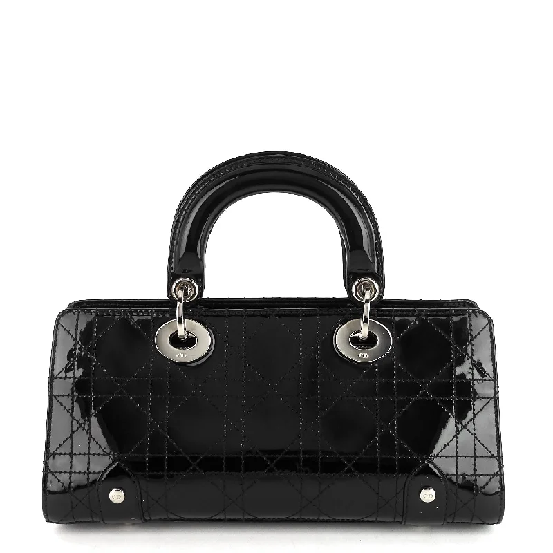 Lady Dior East West Patent Leather Handbag