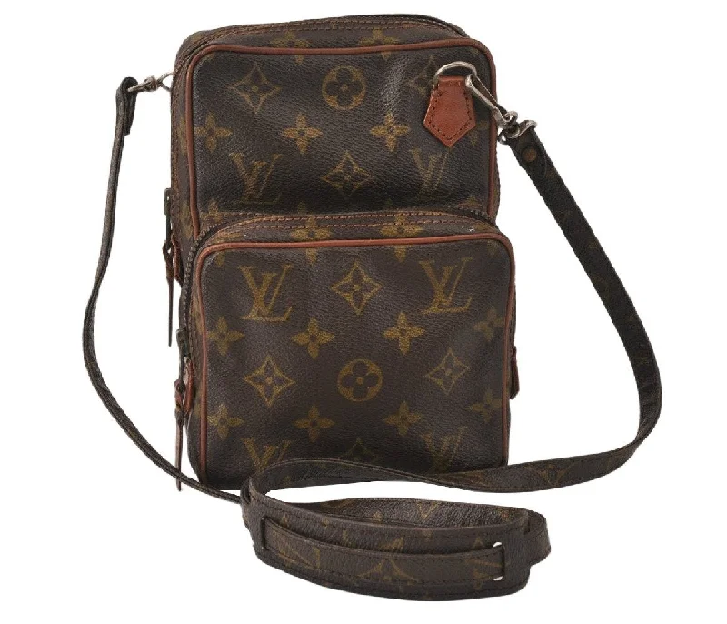 Authentic Louis Vuitton Monogram Amazone Shoulder Cross Body Bag Old Model 4464K