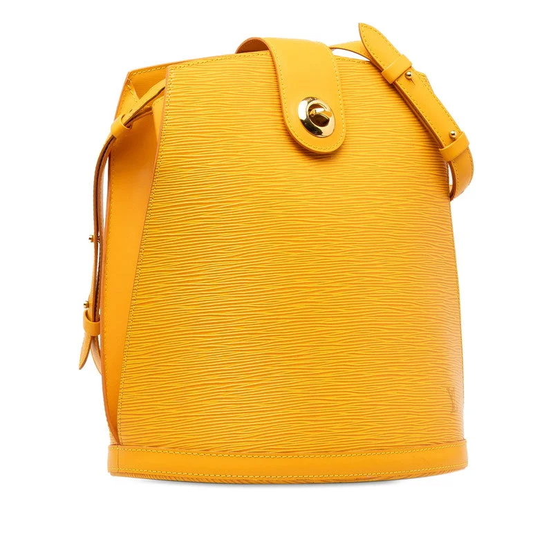 Louis Vuitton Epi Clooney Shoulder Bag M52259 Tasili Yellow Leather  Louis Vuitton