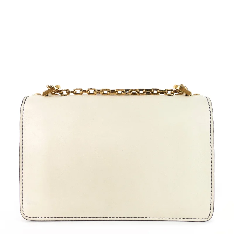 J’Adior Calf Leather Chain Flap Bag