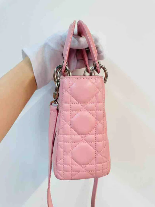 Dior Pink Mini Lady Dior Bag