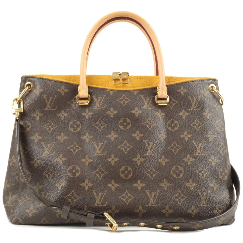 Louis Vuitton Monogram Pallas MM 2 Way Bag Hand Bag M40929