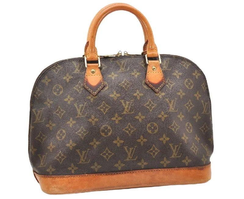 Authentic Louis Vuitton Monogram Alma Hand Bag Purse M51130 LV 4411K