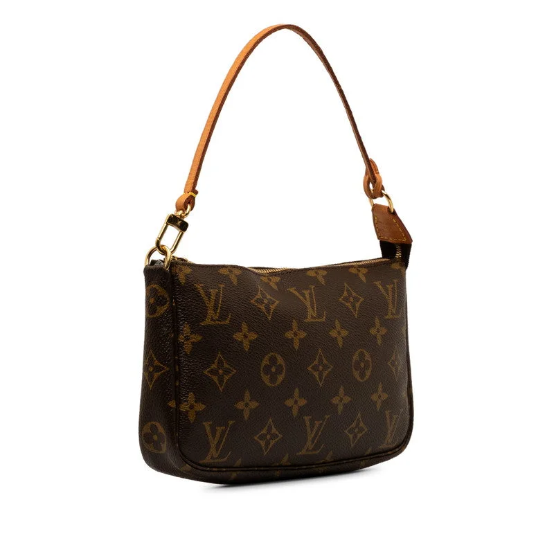 Louis Vuitton Monogram Pochette Accessories Handbag M51980 Brown PVC Leather  Louis Vuitton