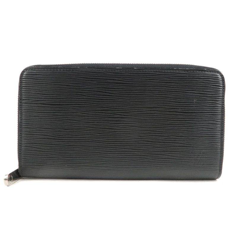 Louis Vuitton Epi Zippy Organizer Wallet Black Noir M63852