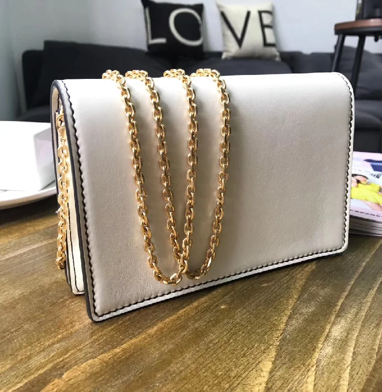 Dior White JAdior Wallet On Chain Pouch